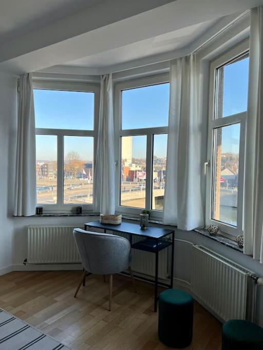 Bellevue - Grand Appartement Pour 5 Sur Les Quais De La Meuse Liège Dış mekan fotoğraf